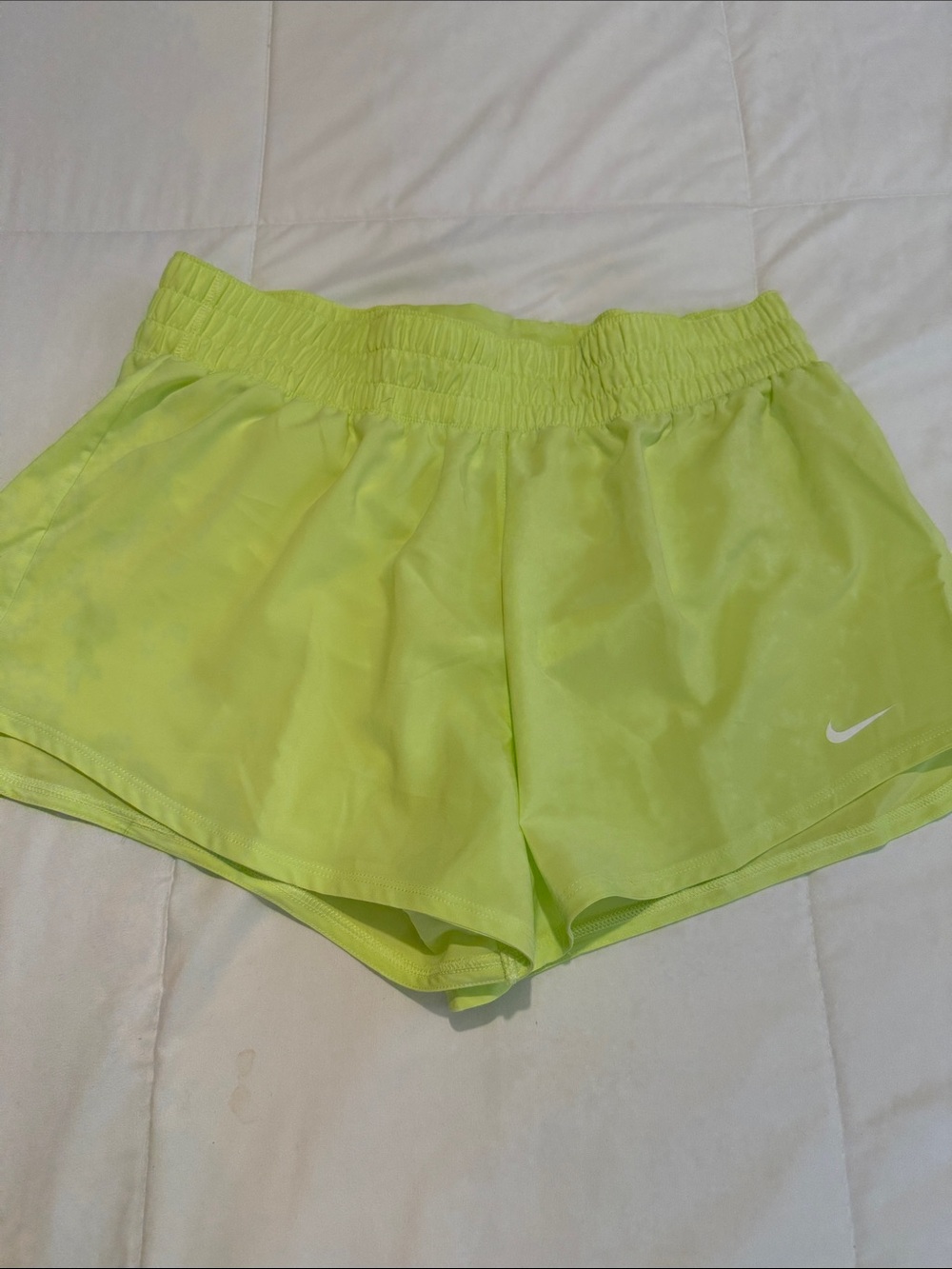 Nike Women’s Neon Lime Athletic Shorts